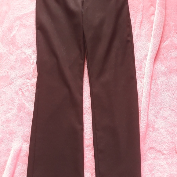 Dark brown slack pants - Picture 1 of 5
